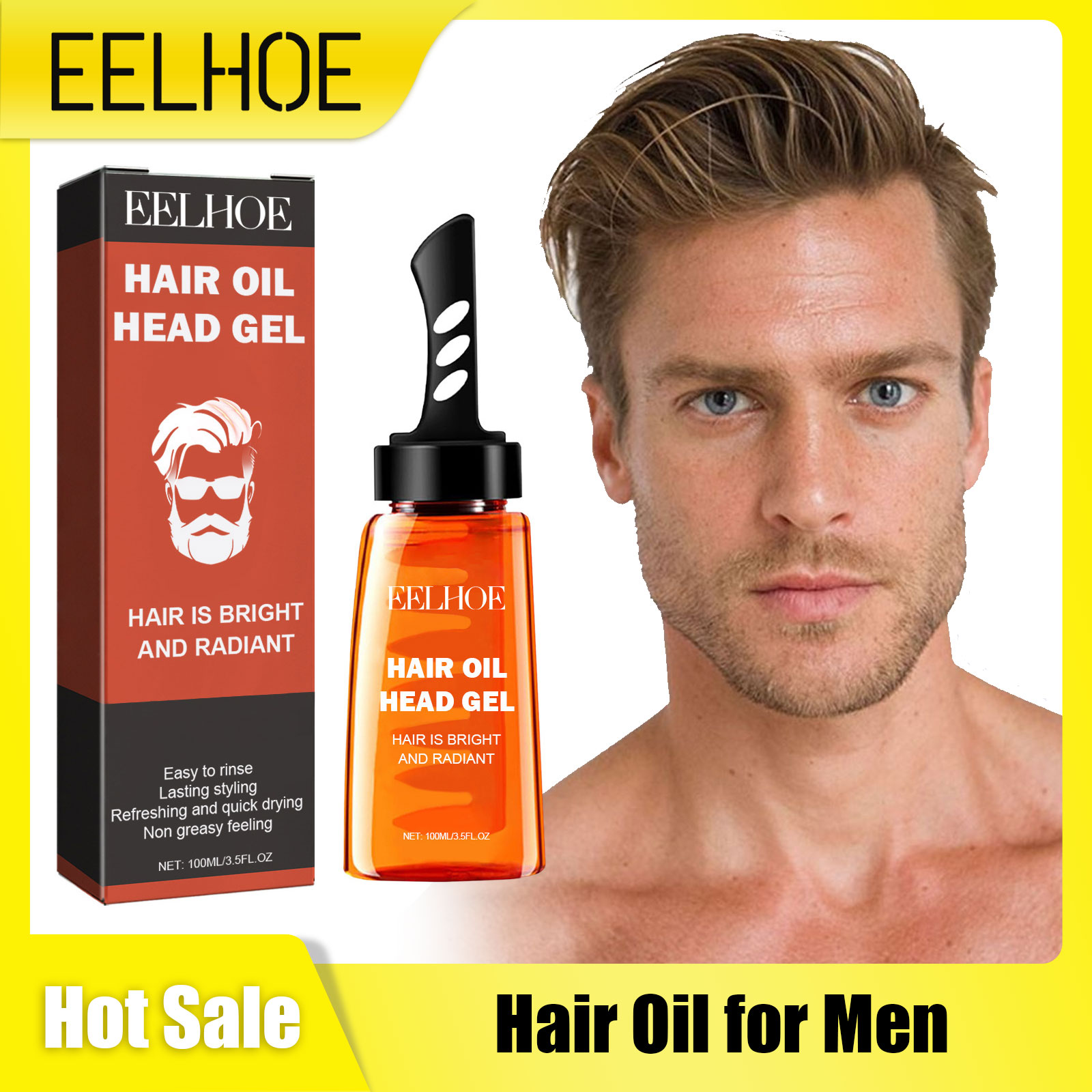 Hair Care Natural Products - EELHOE 2 in 1 Lilin Rambut