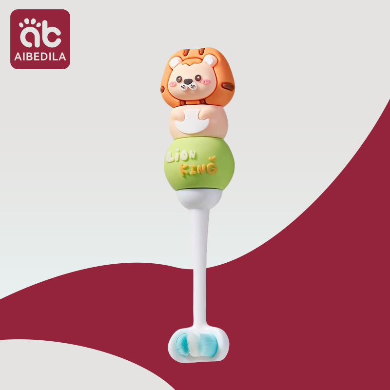 Hair Care For Baby - Sikat gigi Stereo 3D tiga sisi,