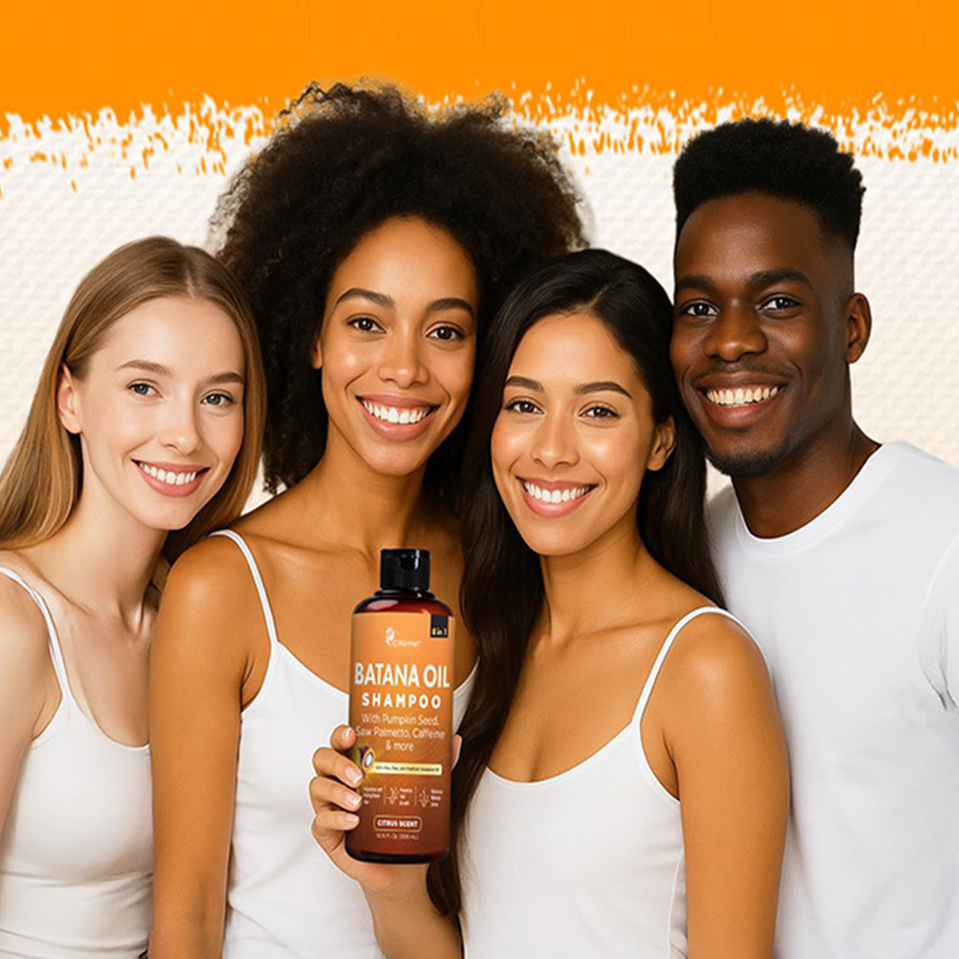 Hair Care For Dry And Frizzy Hair - 300ml Minyak Batana Sampo Batana Melembutkan