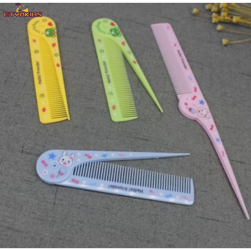 Sisir Perjalanan Plastik Lipat - Hair Care For Baby ulasan dan harga