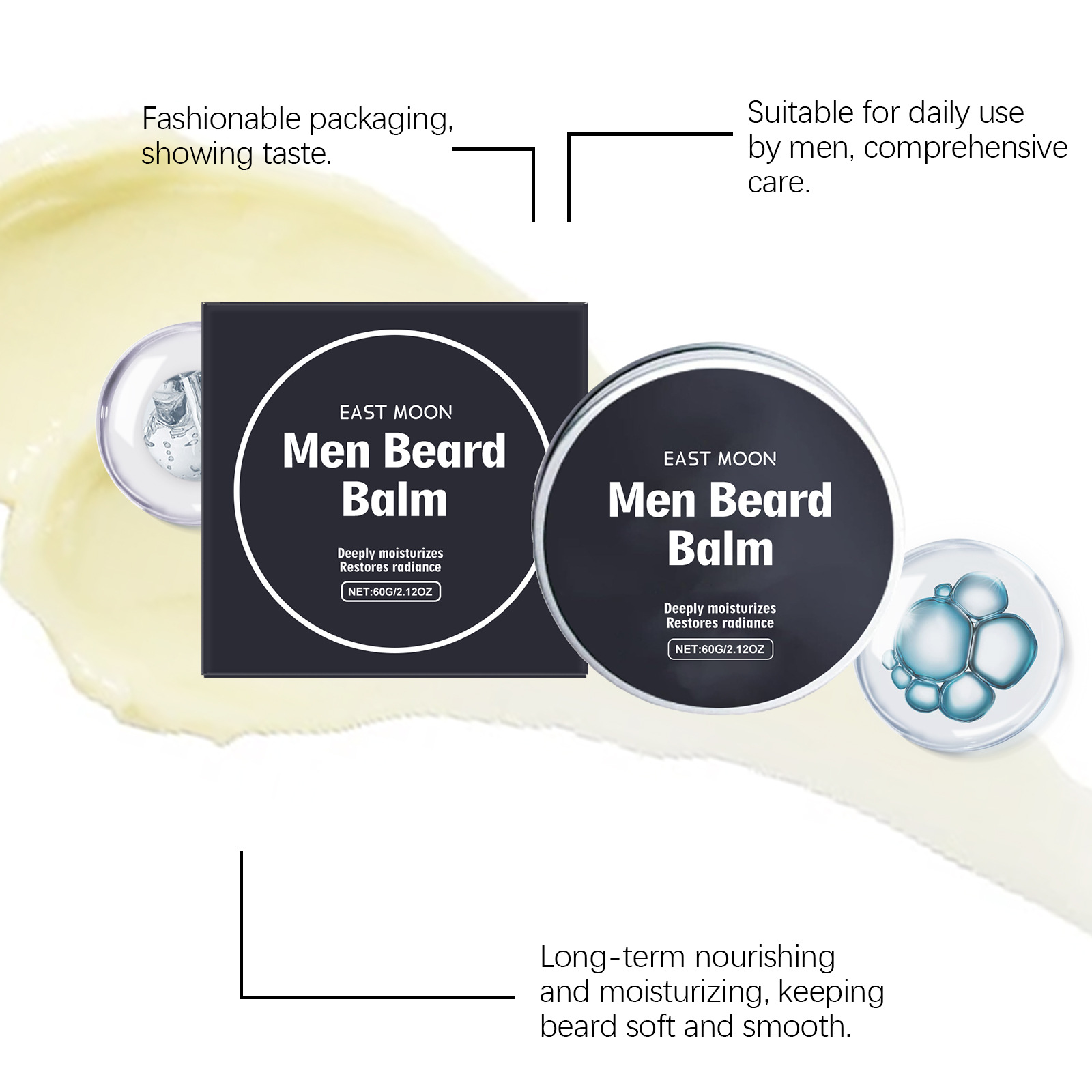 Balsem Jenggot Beeswax Men, Me - Hair Care Daily ulasan dan harga