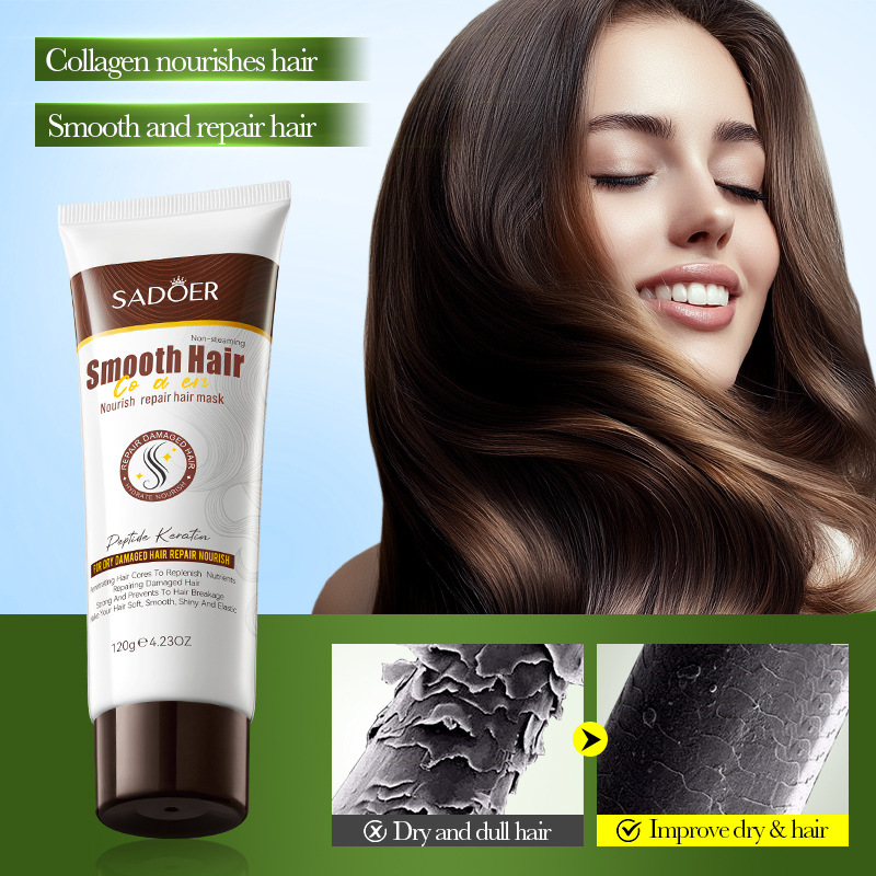 SADOER Masker Rambut Kolagen P - Deep Conditioner Mask ulasan dan harga