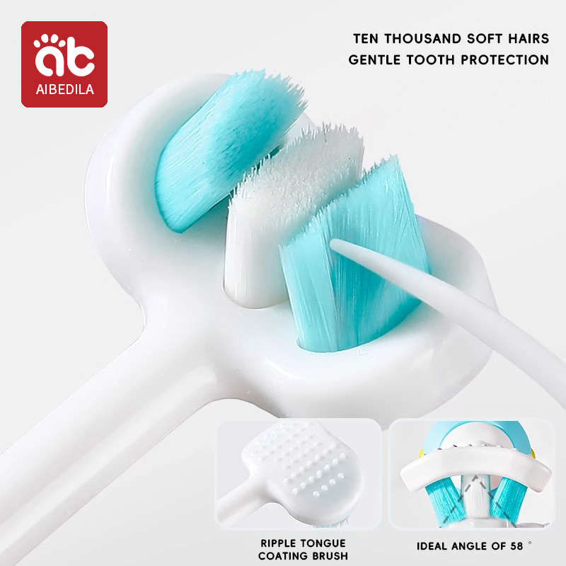 Sikat gigi Stereo 3D tiga sisi - Hair Care For Baby ulasan dan harga