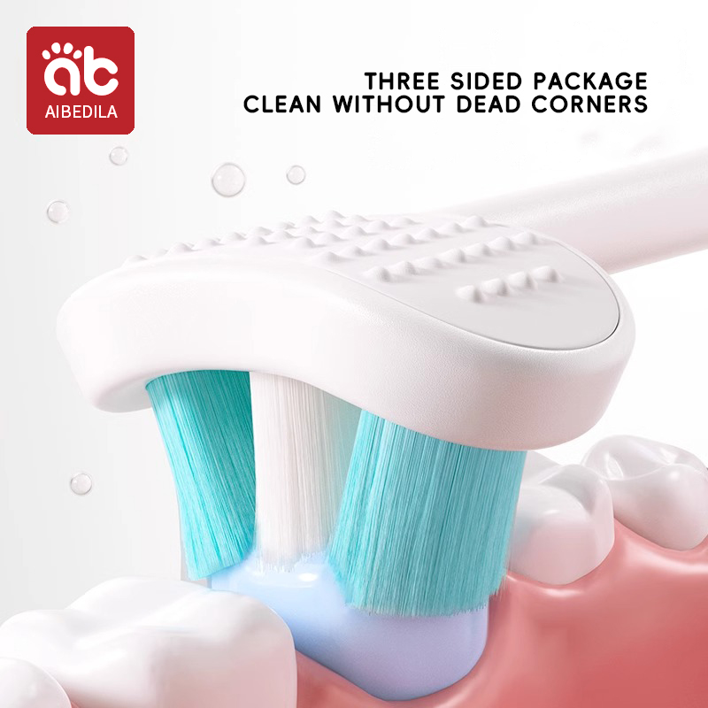 Sikat gigi Stereo 3D tiga sisi - Hair Care For Baby ulasan dan harga