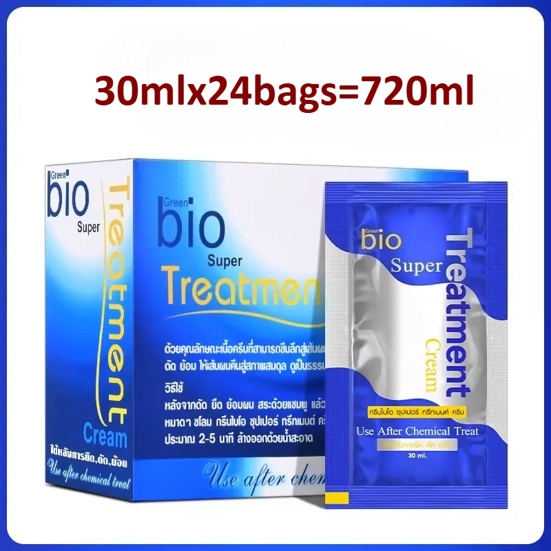 Masker Rambut Bio Hijau 24 Sac - Hair Care For Dry And Frizzy Hair ulasan dan harga