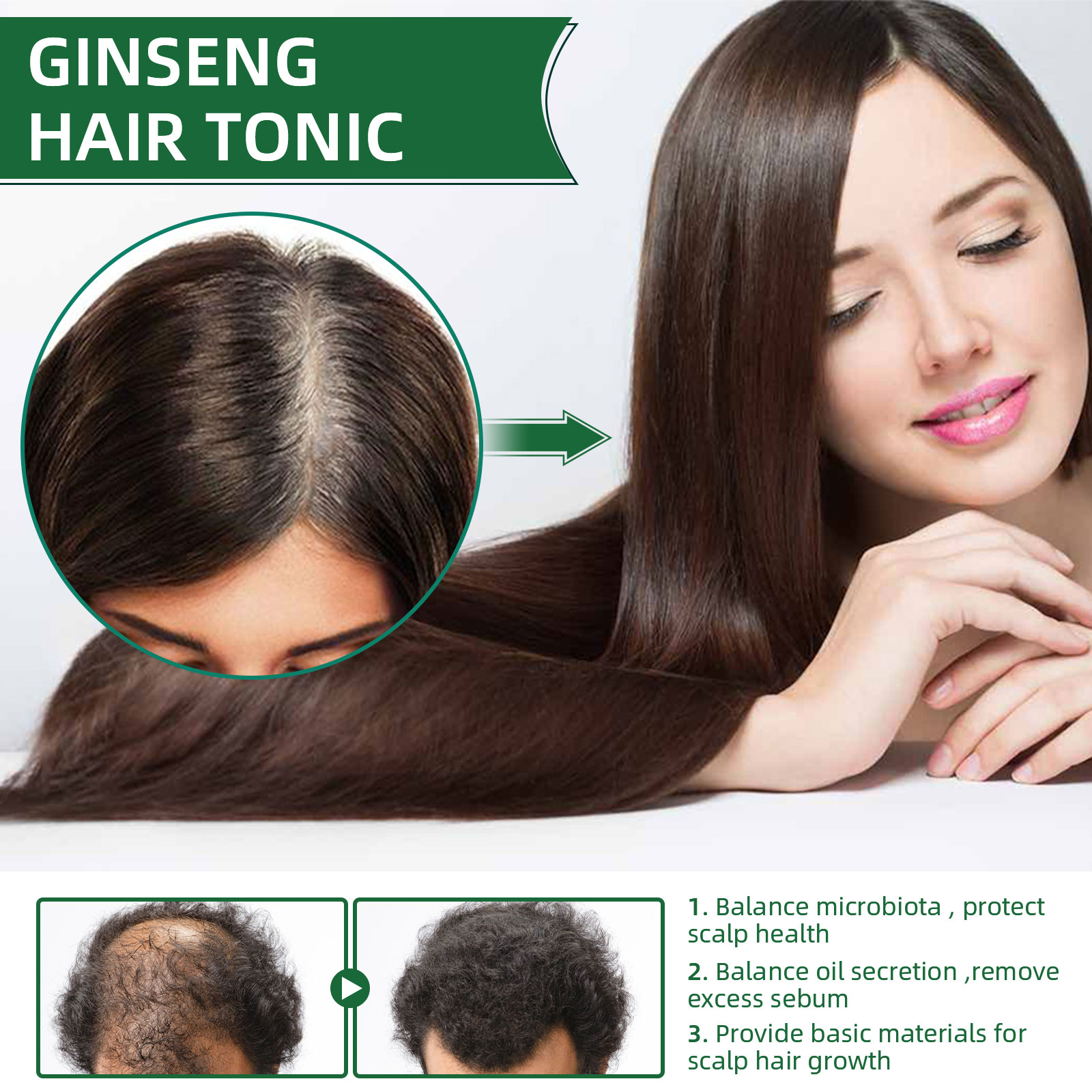 Semprotan perawatan rambut Gin - Hair Care Natural Products ulasan dan harga