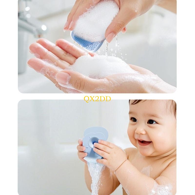 QX2D Sikat Sampo Silikon Bayi  - Hair Care For Baby ulasan dan harga