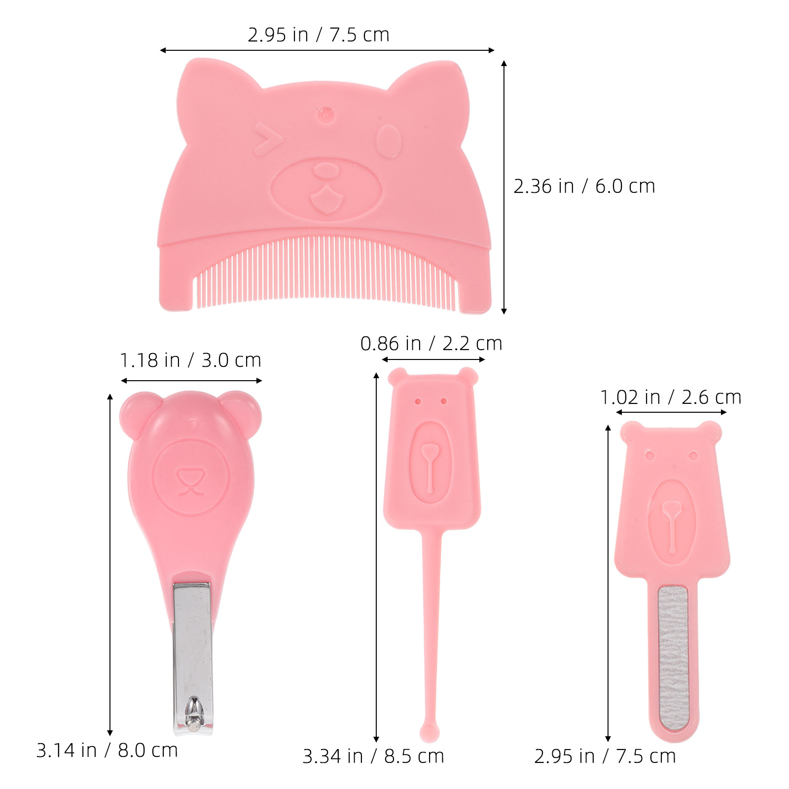 1Set Sisir Rambut Bayi Baru La - Hair Care For Baby ulasan dan harga